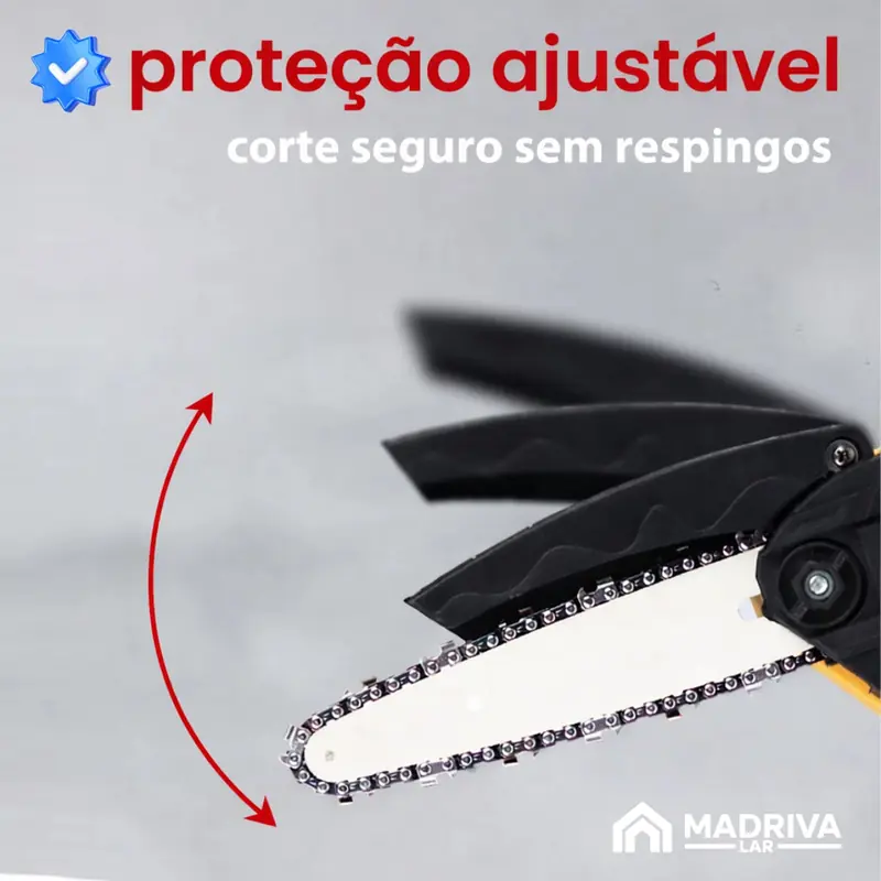 Bateria 21V sendo encaixada